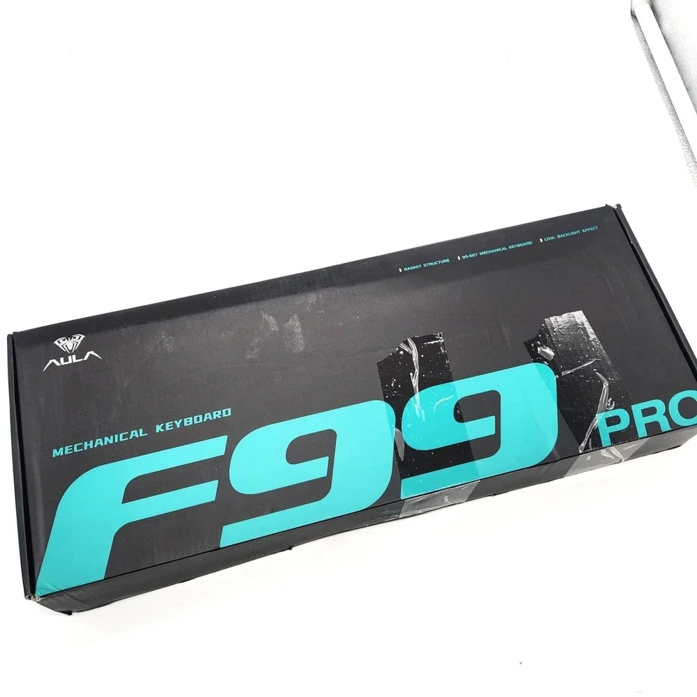 AULA F99 Pro Silent Wireless Mechanical Keyboard Tri-Mode‎ Hot-Swap RGB Black
